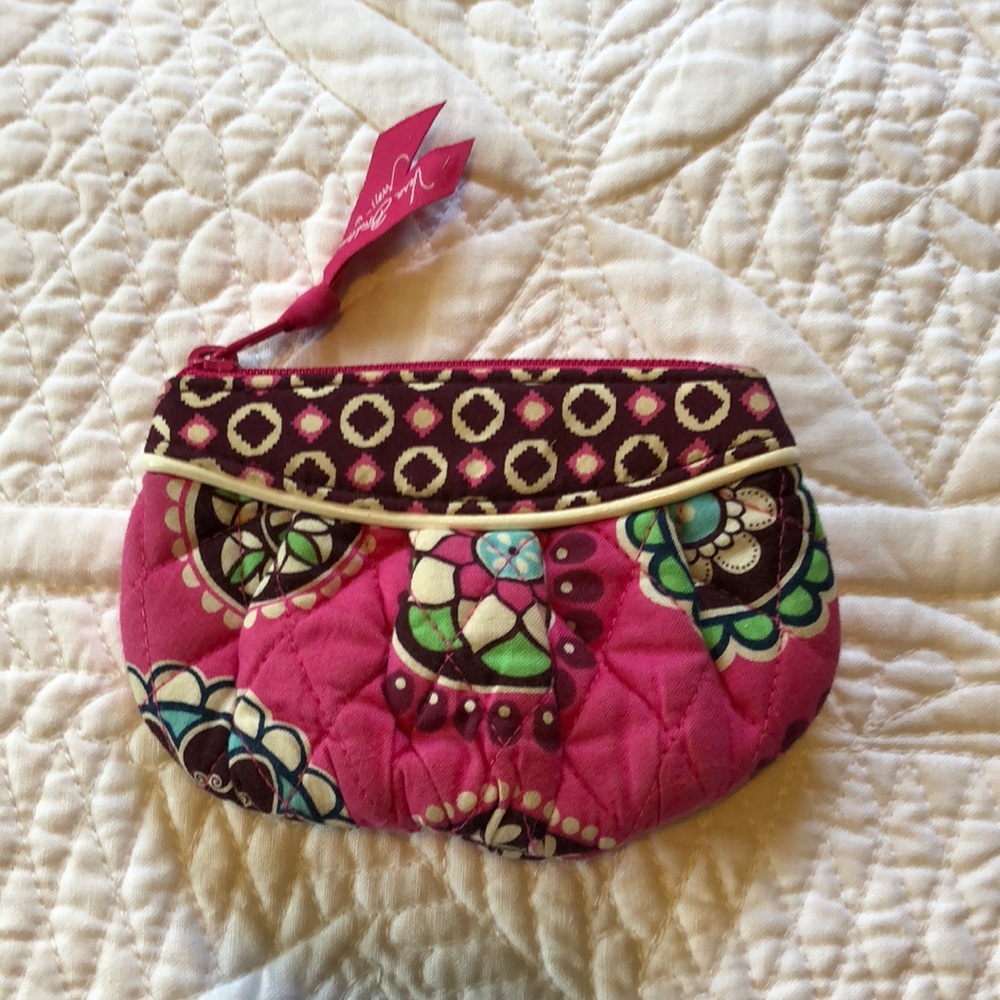 Vera Bradley Retired Pink Cupcakes Coin Purse
